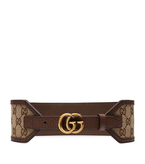 gucci背帶|Gucci GG Marmont寬身腰帶.